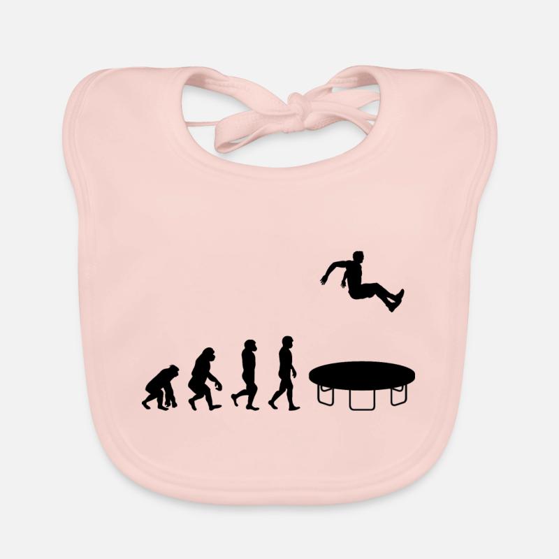 Trampolin Jumper Jumping Gymnastics Evolution Baby Bio-Lätzchen
