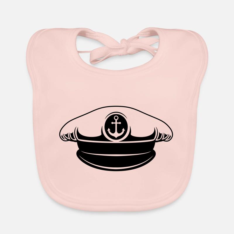cap sailor sailor captain Organic Baby Bibs
