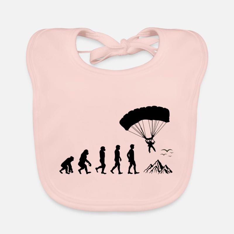 Parachute Parachute Parachute Parachutisme Évolution Bavoir bio Bébé