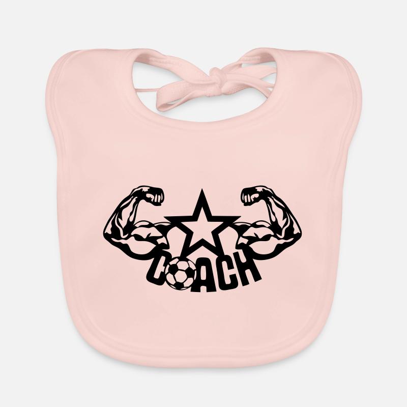 Foot Coach Muscle Arm 1 Baby Bio-Lätzchen