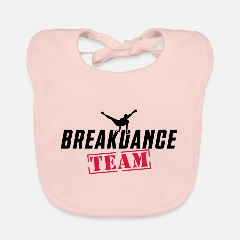breakdance team Bavoir bio Bébé