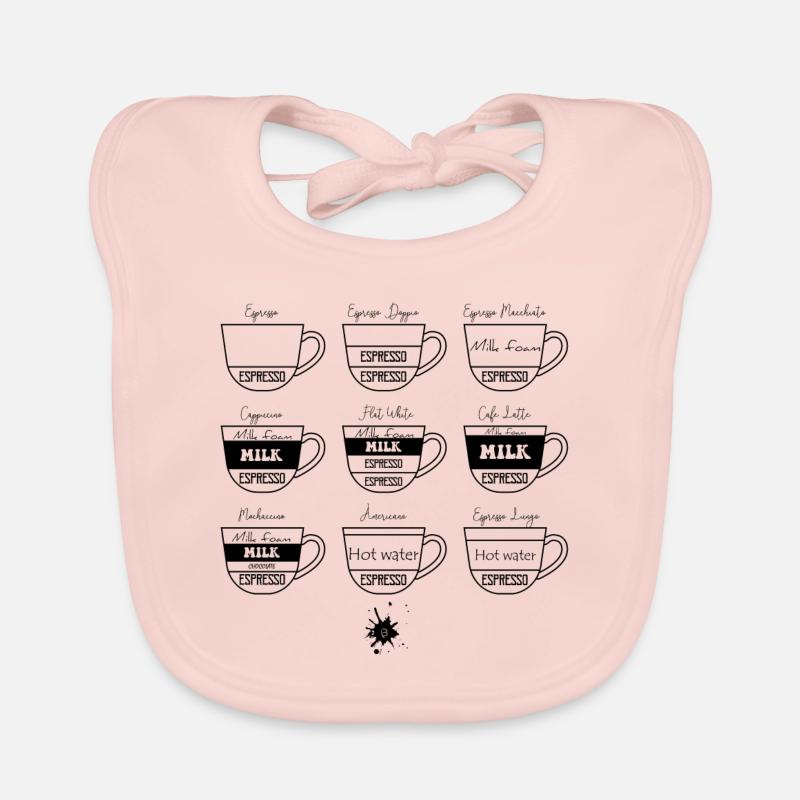 0221 Coffee | Overview | Kaffeegenuss Organic Baby Bibs