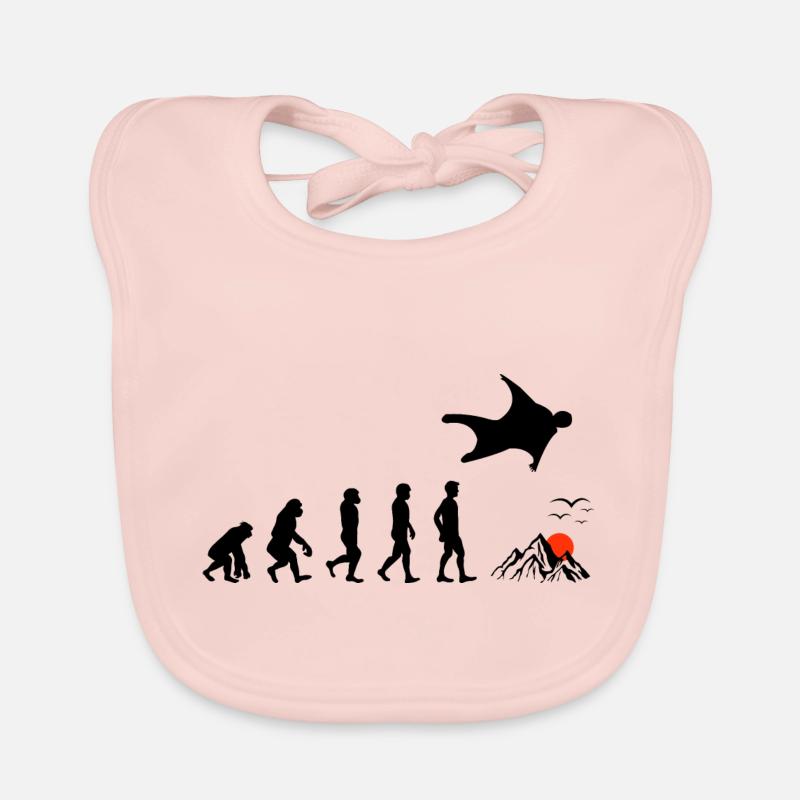 Wingsuit flying Base Jumping Skydiving Evolution Baby Bio-Lätzchen