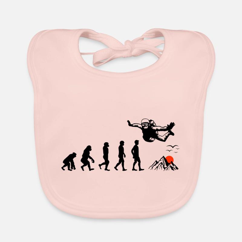 Parachute Parachute Parachute Parachutisme Évolution Bavoir bio Bébé