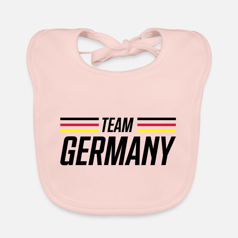 germany flag germany team Organic Baby Bibs
