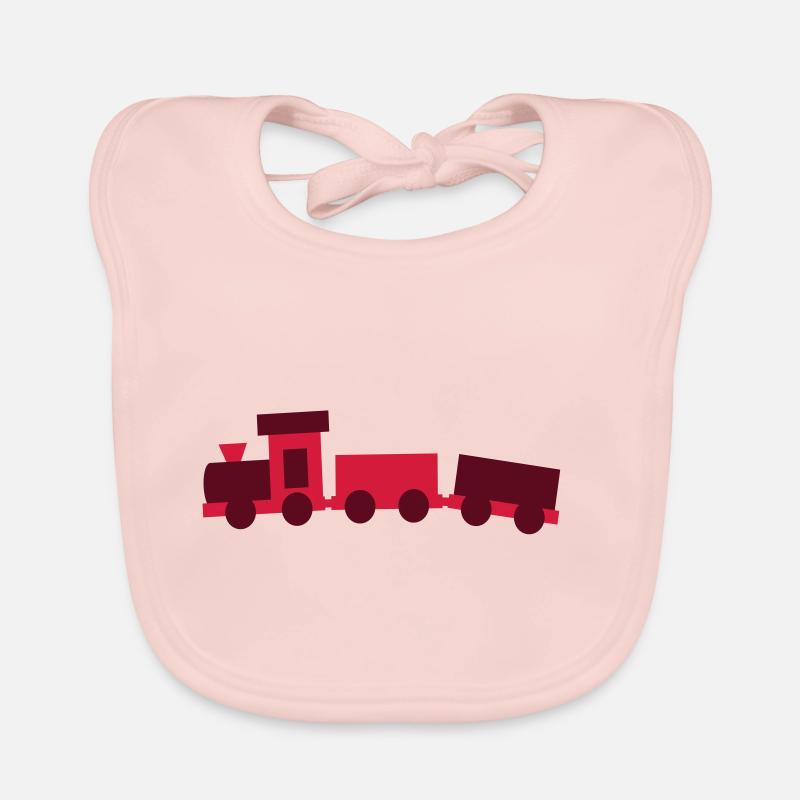 Eisenbahn Baby Bio-Lätzchen