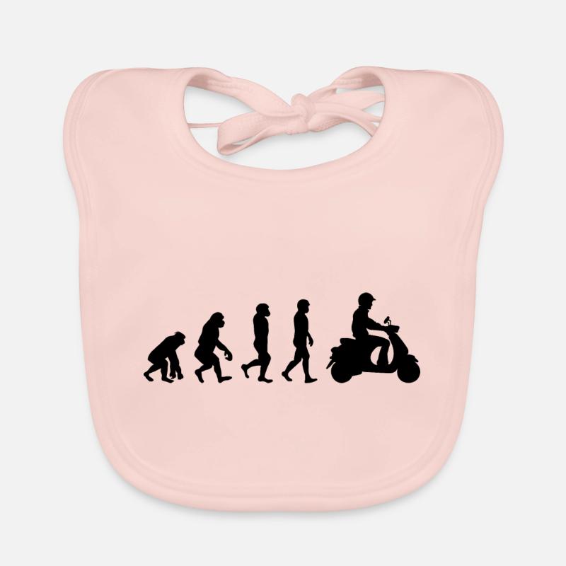 Scooter Rider Scootering Moto Cyclomoteur Evolution Bavoir bio Bébé