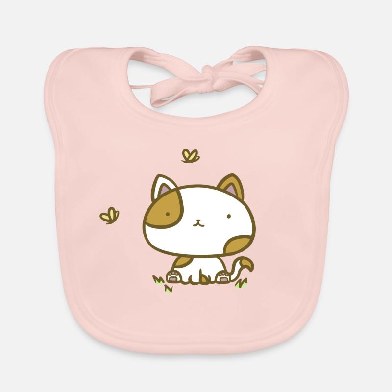 Chat mignon Bavoir bio Bébé
