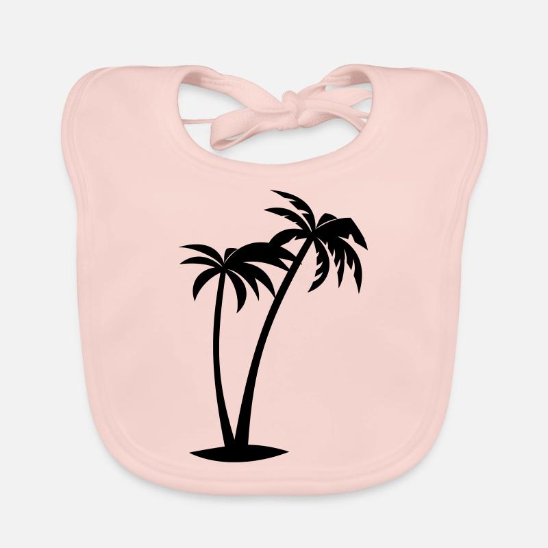 Palmen Baby Bio-Lätzchen