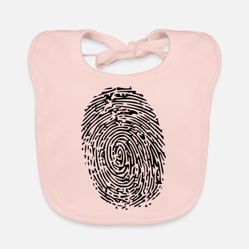 empreinte digitale Bavoir bio Bébé