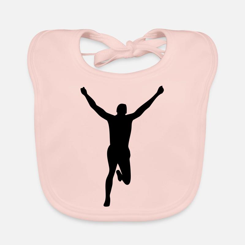 Marathon Läufer Baby Bio-Lätzchen