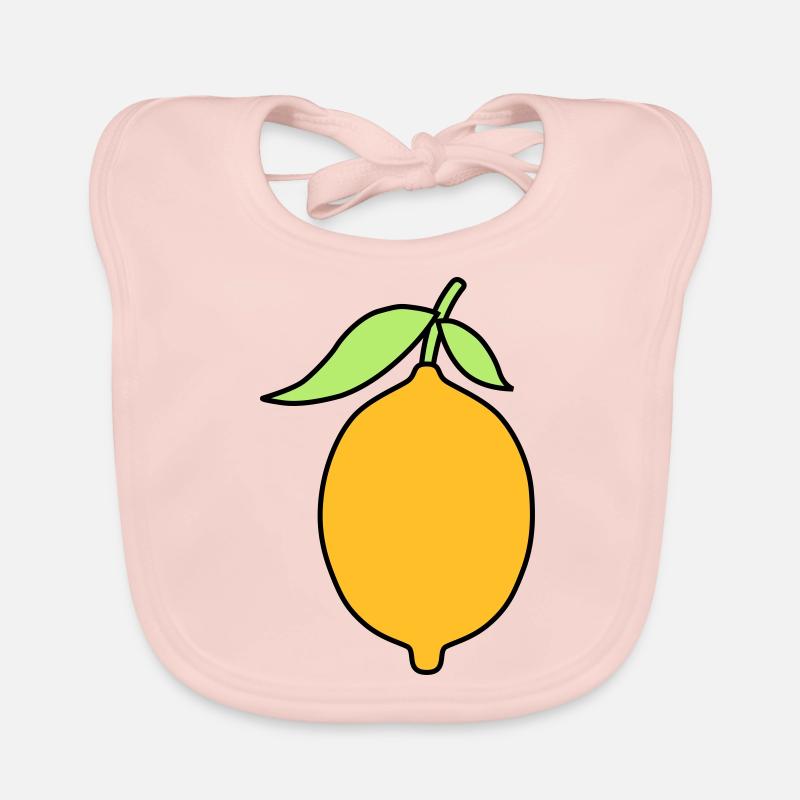 citron Bavoir bio Bébé