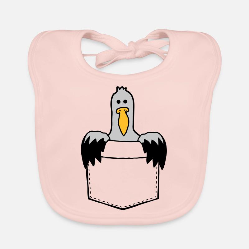 Sac Mouette en route Bavoir bio Bébé