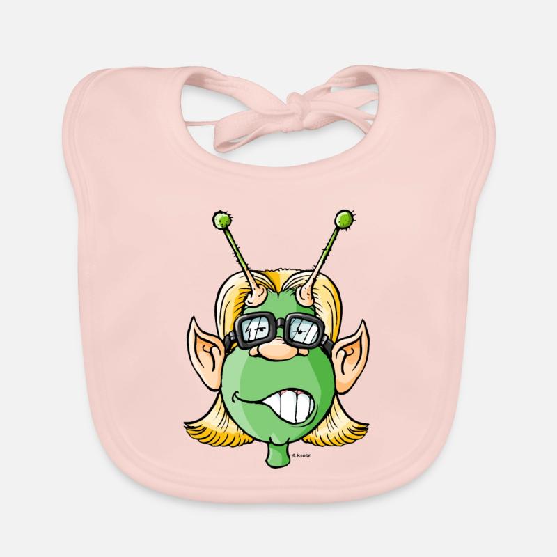 Grünkopp - Baby Bio-Lätzchen - Rose