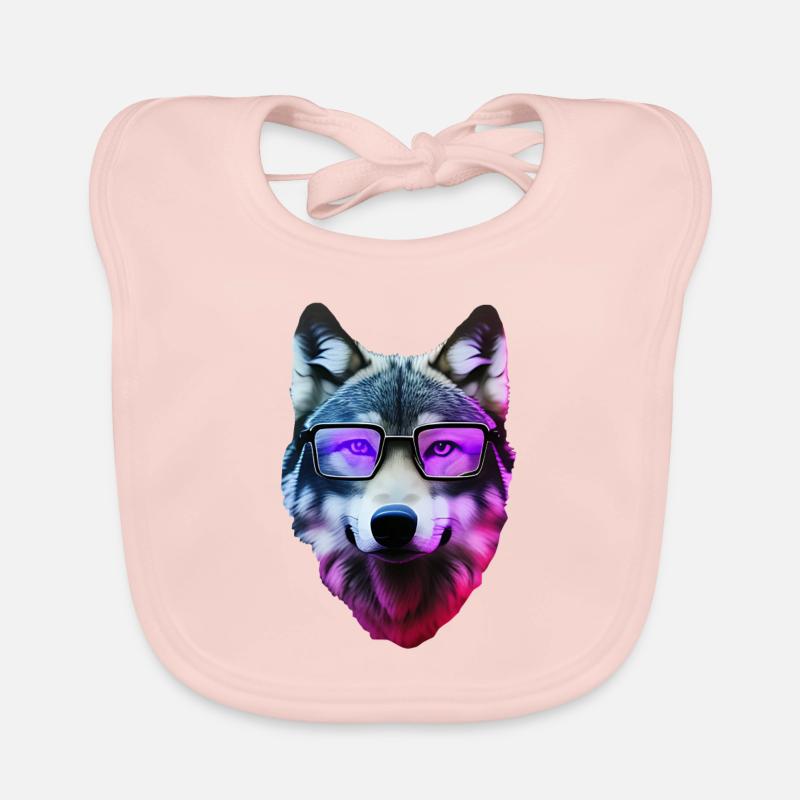 loup Bavoir bio Bébé