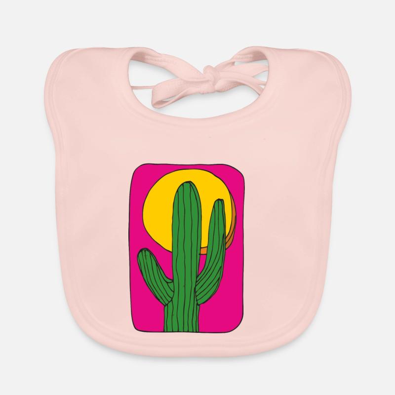 Cactus Mexique Soleil Bavoir bio Bébé