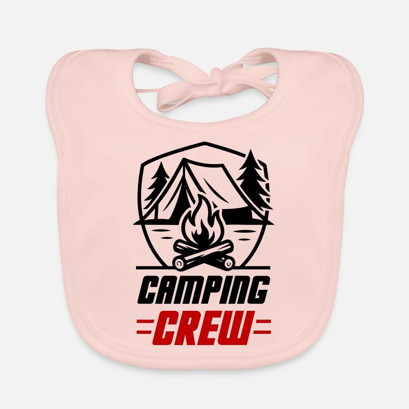 Équipe de camping Bavoir bio Bébé