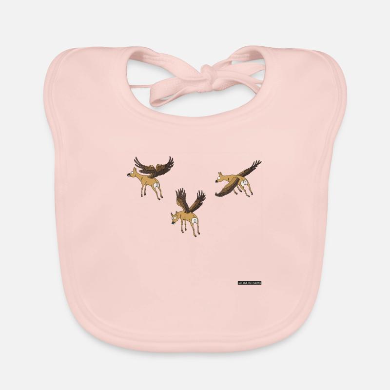 fliegende Hirsche Baby Bio-Lätzchen