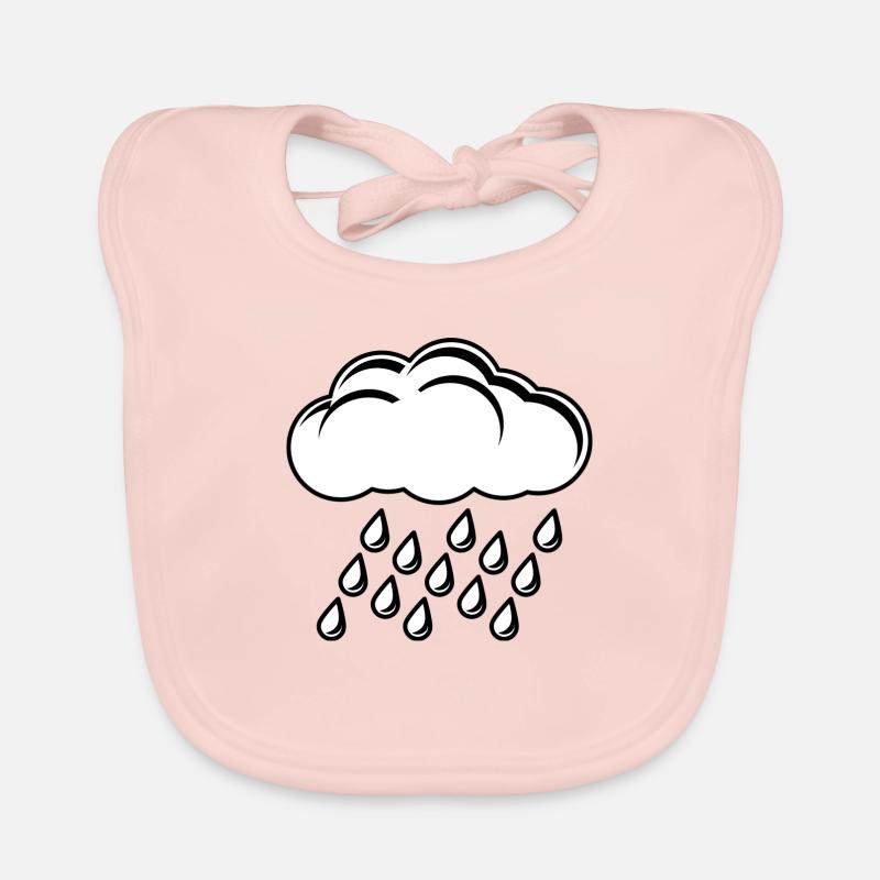 rainbow sun clouds weather rainbow sun cloud40 Organic Baby Bibs