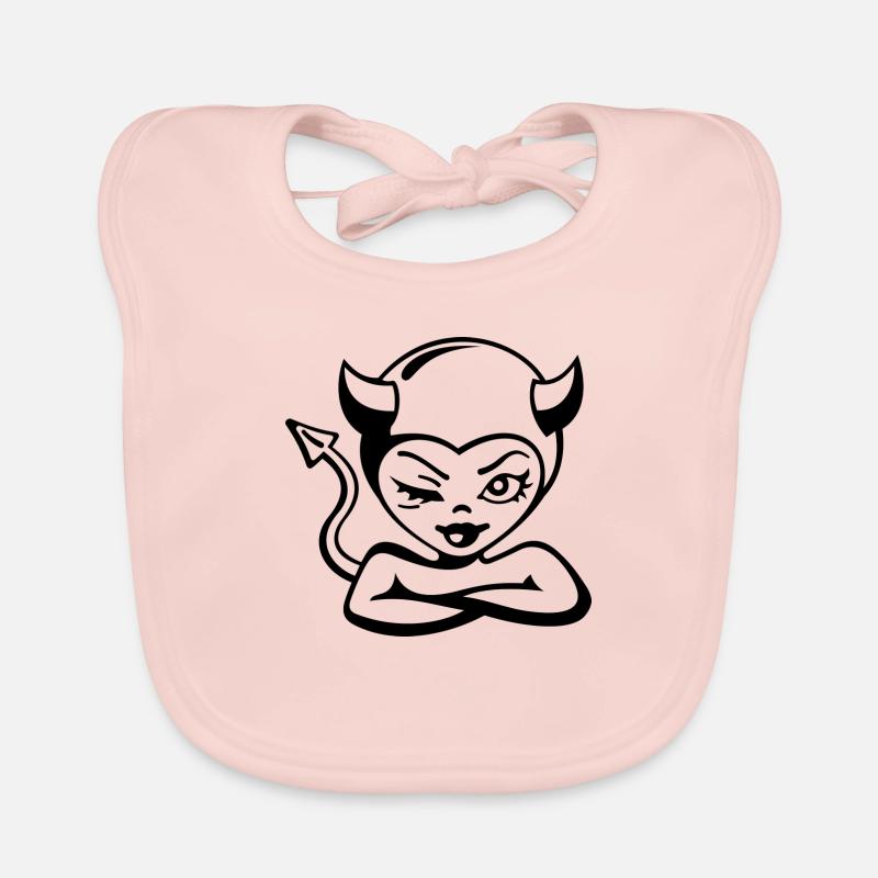 Devil Lady Baby Bio-Lätzchen