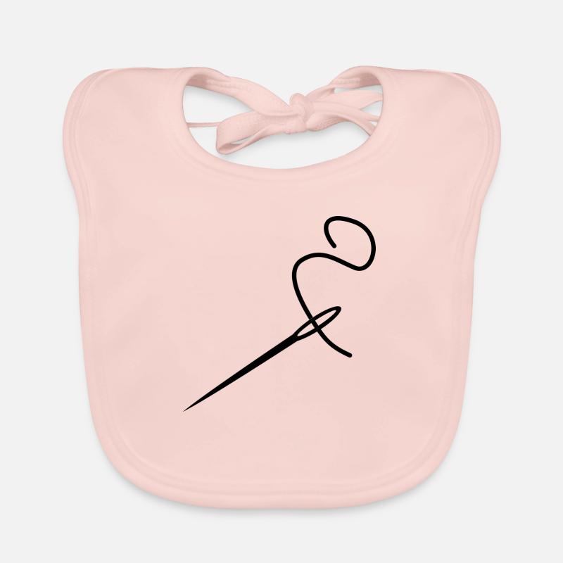 Needle sew tailor Organic Baby Bibs