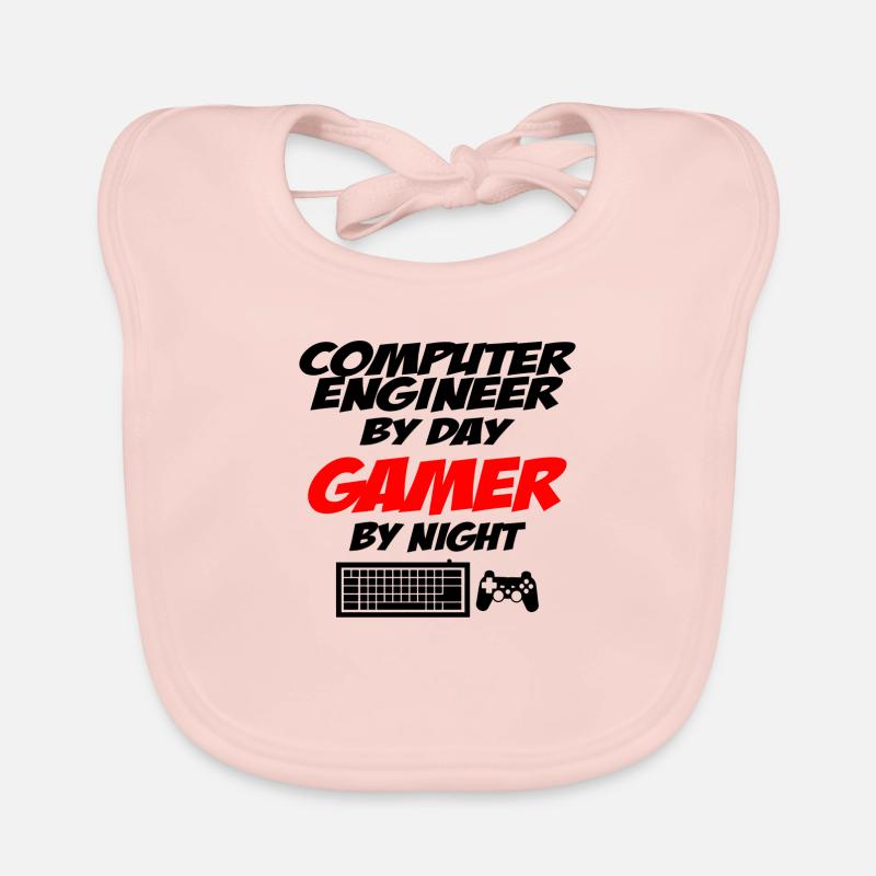 Computer engineer Organic Baby Bibs