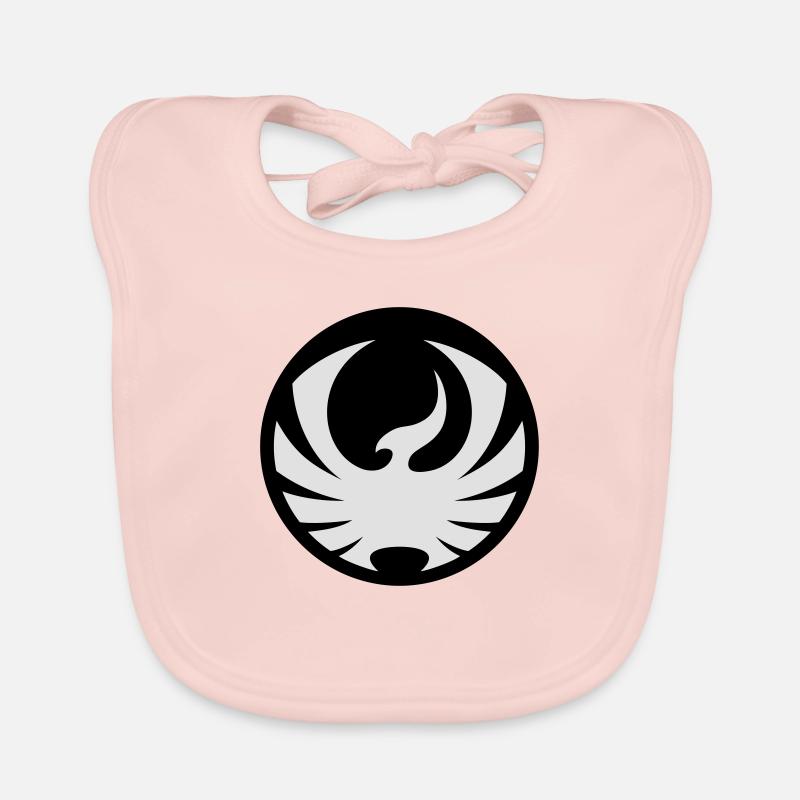 Phénix - Bavoir bio Bébé - rose