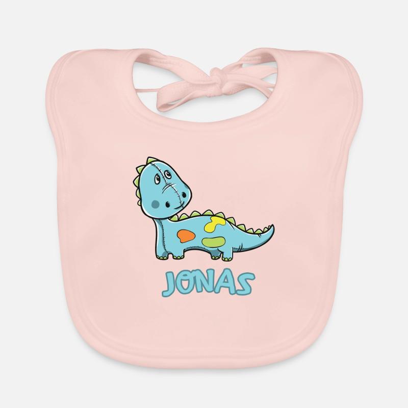 Dinosaur funny kid Jonas gift birthday Organic Baby Bibs