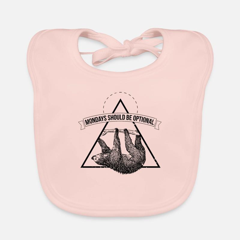 sloth Organic Baby Bibs