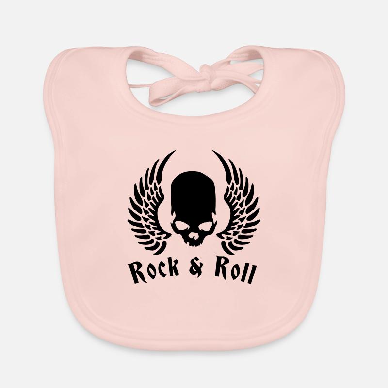 rockwing_skull_1c Organic Baby Bibs