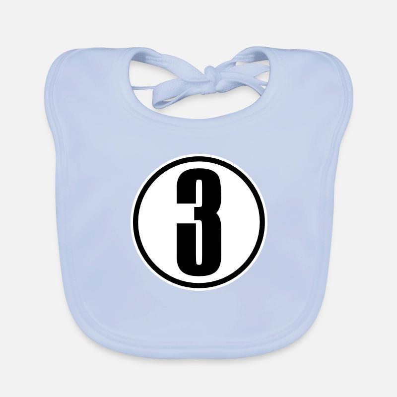3 Organic Baby Bibs