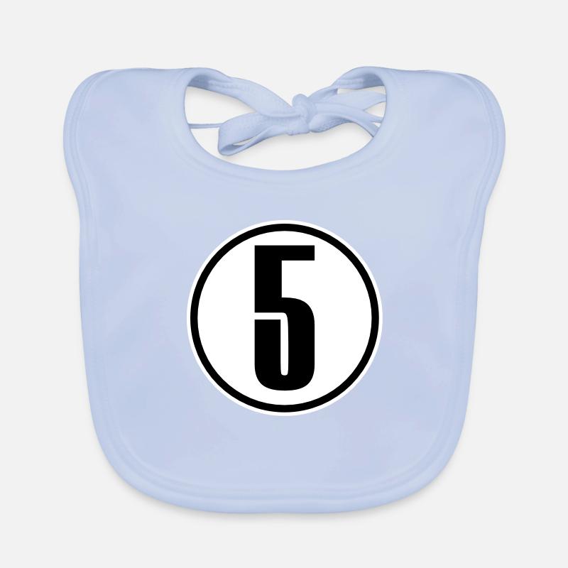 5 Organic Baby Bibs
