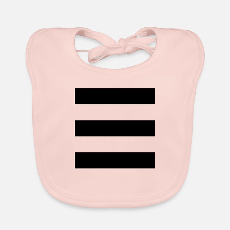 Three Stripes Baby Bio-Lätzchen