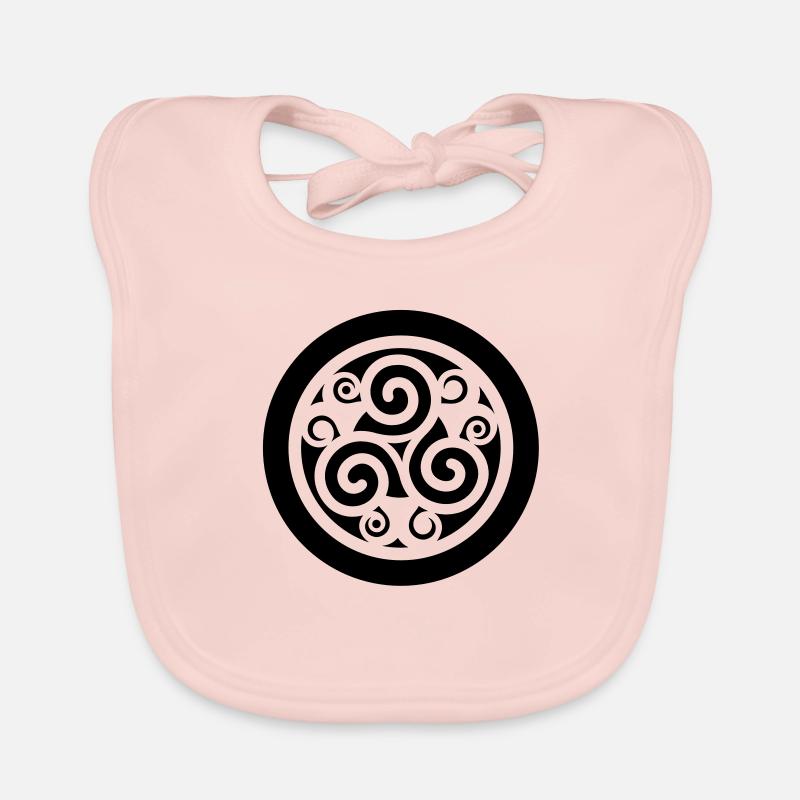 Celtic symbol Organic Baby Bibs