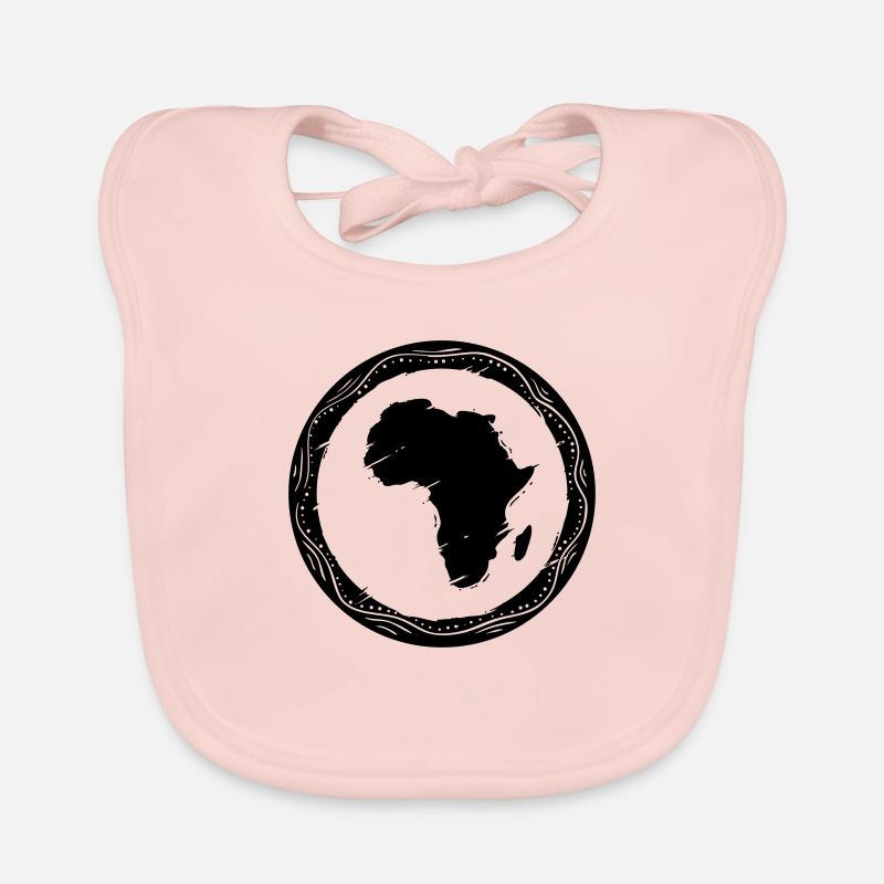 africa map Baby Bio-Lätzchen