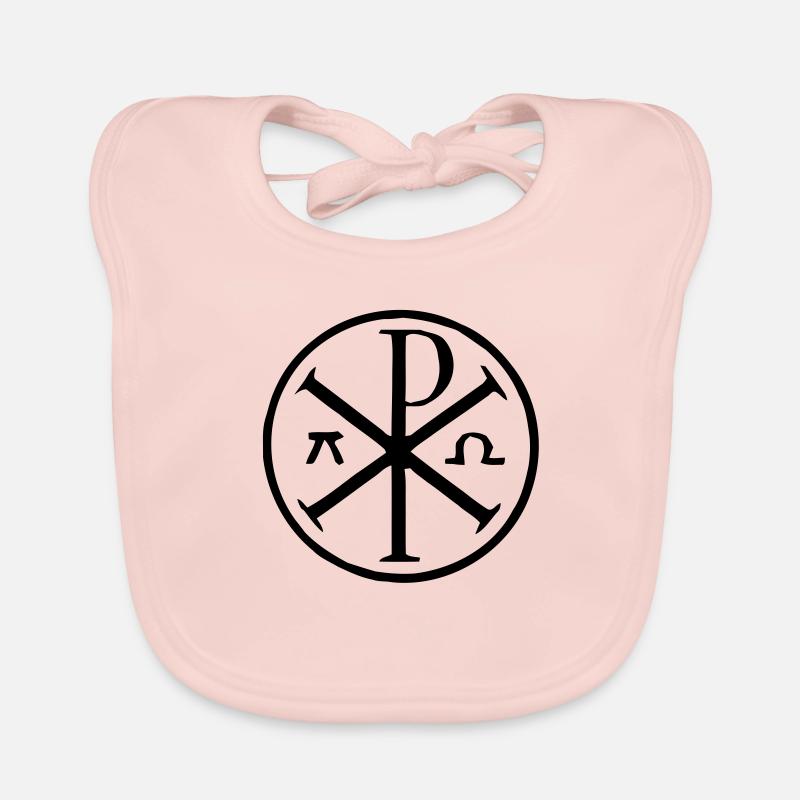 Alpha-Omega - Baby Bio-Lätzchen - Rose