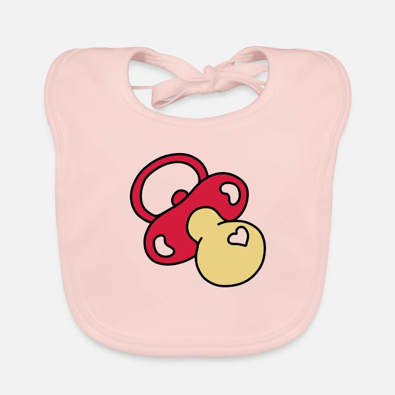 tetine coeur Bavoir bio Bébé