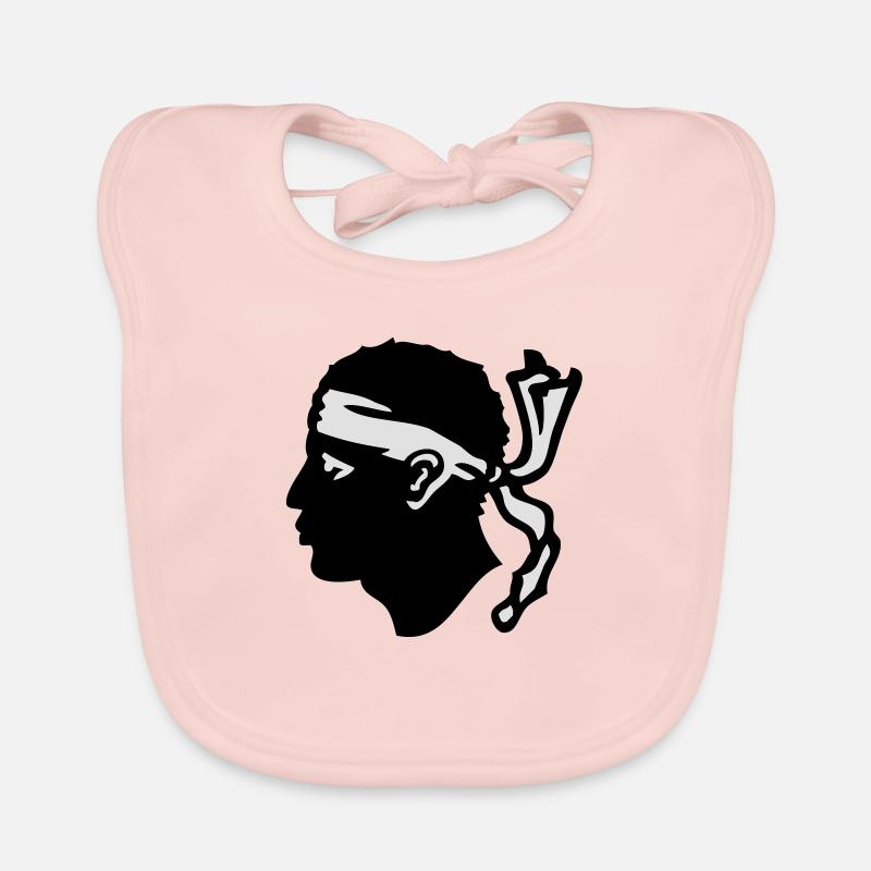 Corse Drapeau Bavoir bio Bébé