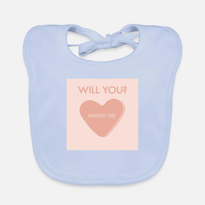 MARRY ME Organic Baby Bibs