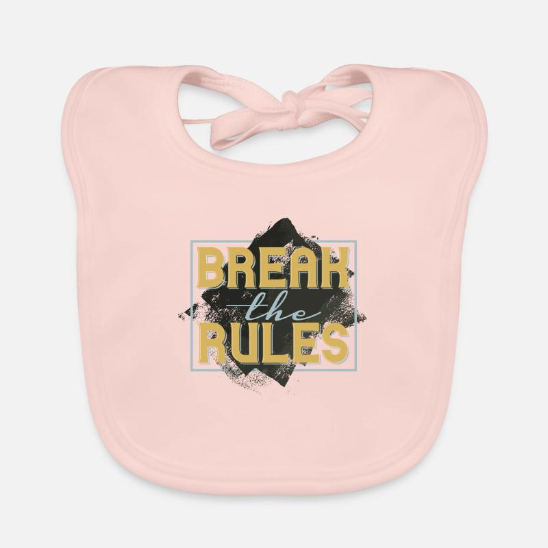 BREAK THE RULES Organic Baby Bibs