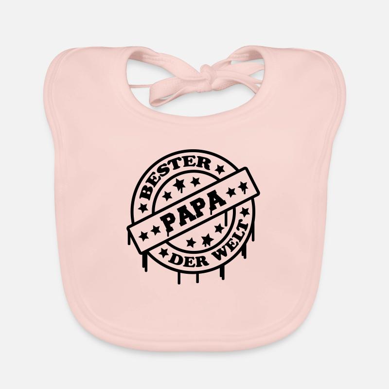 bester_papa_der_welt Baby Bio-Lätzchen