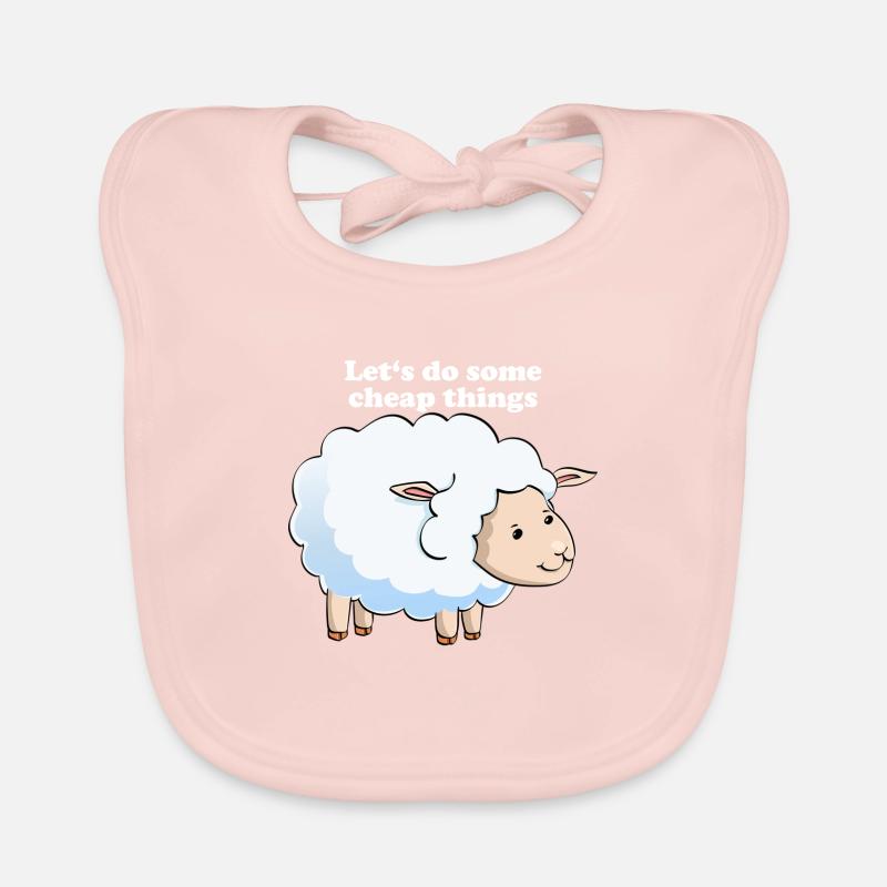 Mouton sait Bavoir bio Bébé