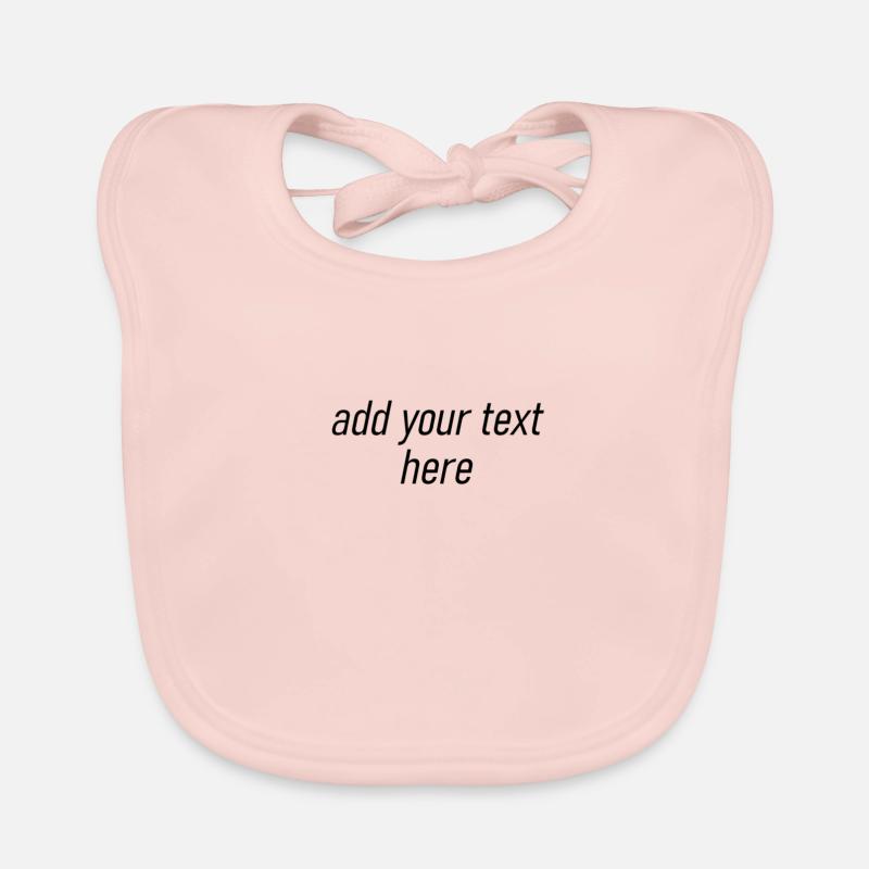 add your text here Organic Baby Bibs