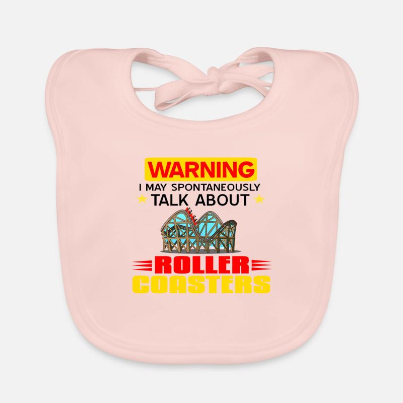 roller coaster Organic Baby Bibs