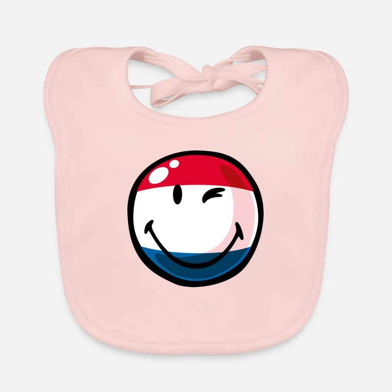 Smiley Netherlands Bavoir bio Bébé