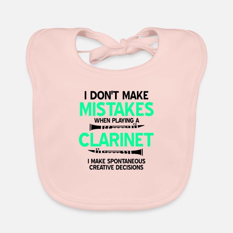 Klarinette Baby Bio-Lätzchen