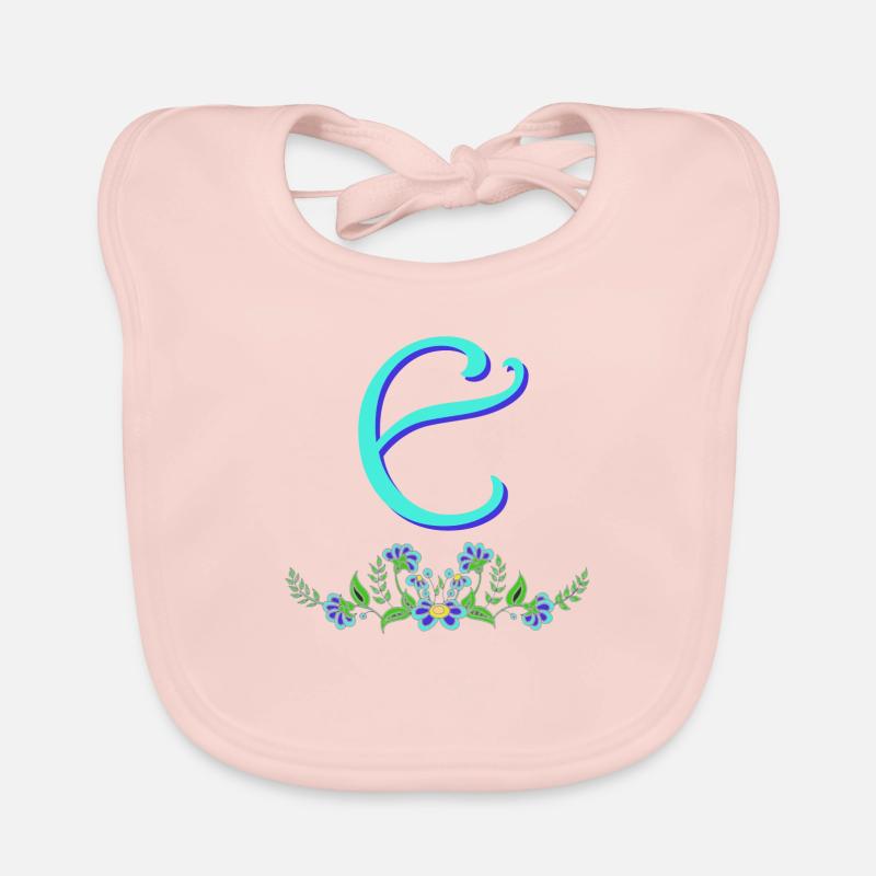 blaue blume e Baby Bio-Lätzchen