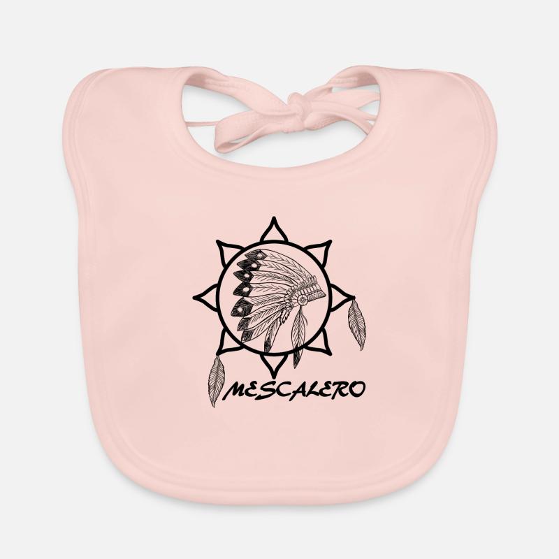 Mescalero Apache Indians Organic Baby Bibs