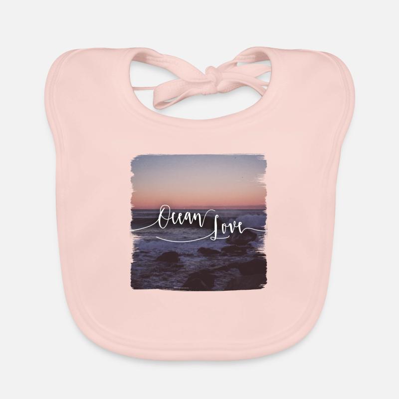 Ocean Lover Bavoir bio Bébé