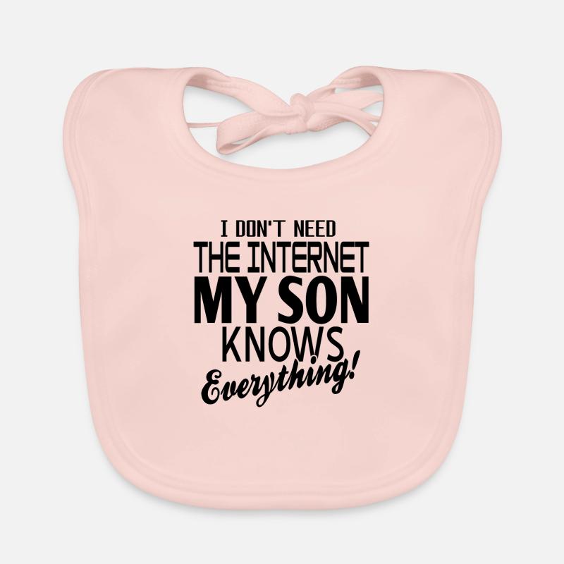Father and son Organic Baby Bibs